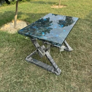 Labradorite Coffee Table - Stunning Gemstone Art for Luxurious Home Décor - Picture 1 of 11