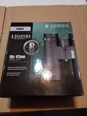 BUSHNELL LEGEND E SERIES 10X42 BINOCULARS NEW MODEL # 197104 - Image 1 of 4