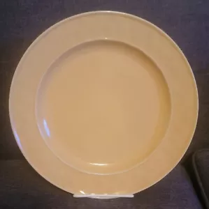 Food Network FONTINA YELLOW Dinner plate, 10 7/8", Stoneware, Very good - Picture 1 of 5