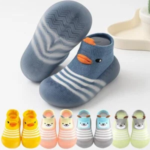 Animal Pattern Baby Floor Socks, Non-slip Silicone Cartoon Toddler Shoes for Boy - Picture 1 of 29