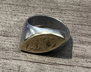 bague de poilus « Monogramme » - Guerre 14-18 - Picture 1 of 3