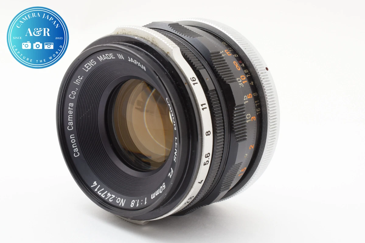 ジャンク　Canon　NO.85686 f:1.8 50mmヴィンテージレトロ ジャンク Canon NO.85686 f:1.8 50mmヴィンテージレトロ Canon 50mm f