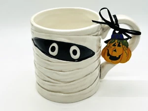 Blue Sky Clayworks Mummy Tea Coffee Mug 3D Hocus Pocus Halloween Novelty  12oz - Picture 1 of 9