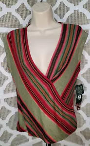 Chaleco envolvente sin mangas Lauren Ralph Lauren talla pequeña ¡Nuevo! *Envío Gratis* - Imagen 1 de 2