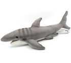 Hansa Velour Plush Shark 2012 Stiffened Felt Teeth Open Mouth 12in Realistic