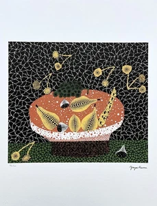 YAYOI KUSAMA - Birnen und Kirschen - signiert, nummerierte Auflage 92/500, 50x65cm - Bild 1 von 4