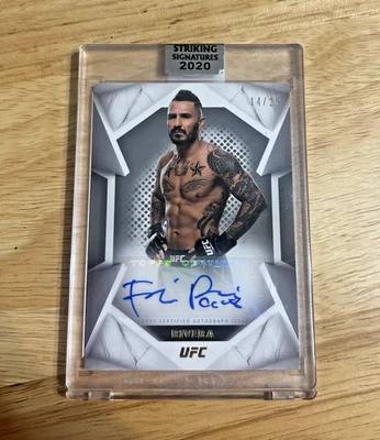 2020 Topps UFC Striking Signatures - Francisco Rivera SSP Sealed Auto /25 - Image 1 of 4