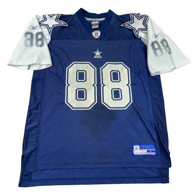 Vintage Dallas Cowboys Jersey Men Large Dez Bryant Reebok Faded Worn Grunge Y2K - Image 1 of 4