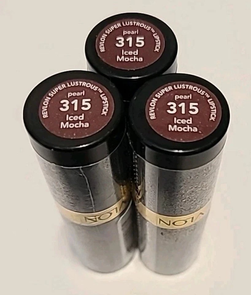 3x Revlon Super Lustrous Lipstick - Pearl - 315 Iced Mocha - Image 1 of 1