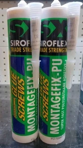 2x SX Siroflex Trade Strength Glue Screws Superfast Polyurethane Adhesive - Picture 1 of 2