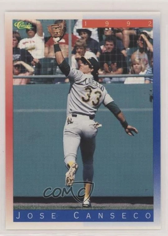 1992 Classic Update Blue/Red Travel Edition Jose Canseco #T3 - Image 1 of 2