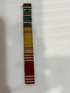 Cinta de prendedor medalla buena conducta ejército de Estados Unidos de la Segunda Guerra Mundial 3 estrellas (original) - Imagen 1 de 4