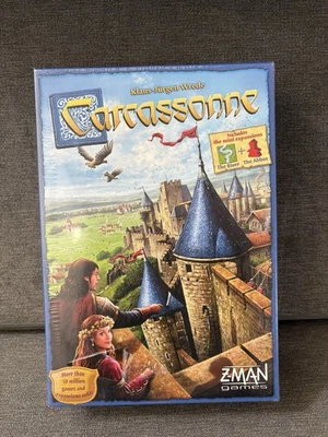 Carcassonne Board Game Z-Man Games 2019 - River and Abbot Expansions -New Sealed - Image 1 of 4