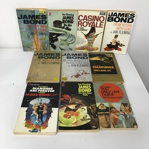 10x James Bond Vintage Pan Books Bundle – Ian Fleming – 1960s Paperbacks - Picture 1 of 6