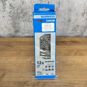 New! Shimano XTR/Dura Ace CN-M9200 12-Speed 126 Links Silver Bike Chain - Picture 1 of 3