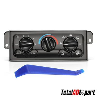 1x Interruptor de control del soplador de climatización para Chevrolet Malibu 1997 1998 1999 2000 2,4 L 3,1 L Foto 1 de 4