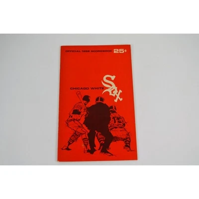 Chicago White Sox Official 1968 Scorebook Baseball Major League vs Yankees MLB - Image 1 of 4