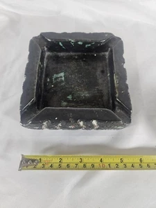 Heavy Granite Marble Stone Cigar Ashtray David Price? - Picture 1 of 13