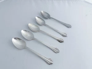 Oneida Community versilberte CLARETTE 6" Teelöffel 5er Set - Bild 1 von 3