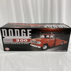 1/18 Acme Orange 1970 Dodge D-300 Ramp Truck New In Box! - Picture 1 of 3