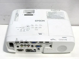Epson PowerLite W49 3LCD WXGA Projector 3800 Lumens 318 Lamp Hours Tested - Picture 1 of 15