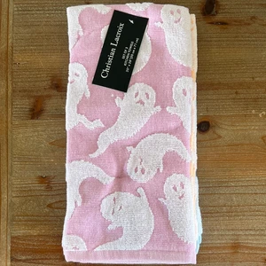 NWT Christian Lacroix Colorful Ghosts Kitchen Dish Towels 3 Pack HALLOWEEN NEW - Picture 1 of 5
