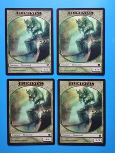 MTG 4x Elemental Token x4 LP Modern Masters Magic Playset 4/4 Green - Picture 1 of 1