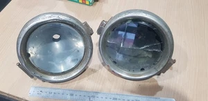 EARLY VETERAN / VINTAGE EXTRA LARGE CAV SIDE LIGHTS WILL NEED RESTORATION C.A.V. - Picture 1 of 24