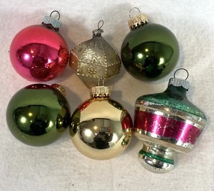 Vintage Antique SHINY BRITE Christmas Ornament Silver German Bumpy Glass Lantern - Picture 1 of 5