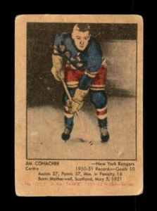 1951-52 Parkhurst #105 Jim Conacher G-GVG RC Rookie NY Rangers 542874 - Picture 1 of 2