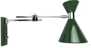 Wall Sconce Adjustable Arm Fixture Mid Century Germany Style Brass Wall lamp . - Picture 1 of 6