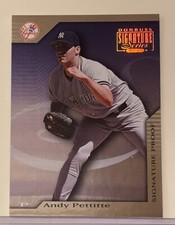 2001 Donruss Signature Series Signature Proof #32 Andy Pettitte #78/175