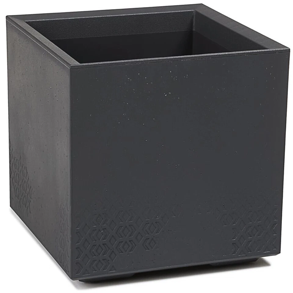 Ondis24 Pflanzkübel Blumenkübel Caro 40 Blumentopf Pflanztopf Beton Optik Kübel - Bild 1 von 1