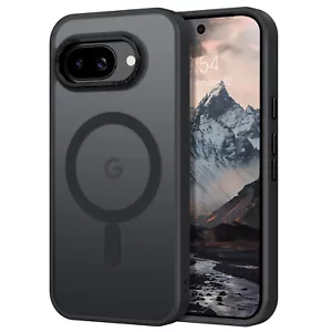 Custodia per Google Pixel 9a Magsafe magnetica opaca sottile antiurto cover telefono US - Foto 1 di 7