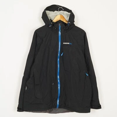 Chaqueta DIDRIKSONS STORM SYSTEM Hombre Talla 2XL Poliéster Malla Forrada Cremallera Completa Negra Foto 1 de 4