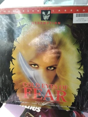 THE COLD EYES OF FEAR Laserdisc Redemption Euro Trash Enzo G. Castellari Horror - Image 1 of 2