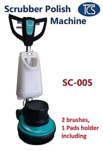 TCS Commercial Multi Functional Floor Scrubber Polisher w/ Brush Pad Holder - Picture 1 of 5