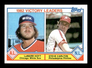 1983 Topps 1982 Victory Leaders (LaMarr Hoyt / Steve Carlton) LL   #705