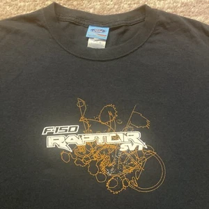 Ford F150 Raptor SVT T-Shirt Truck Built Tough Mens XL Tee Graphic Black EUC - Picture 1 of 8