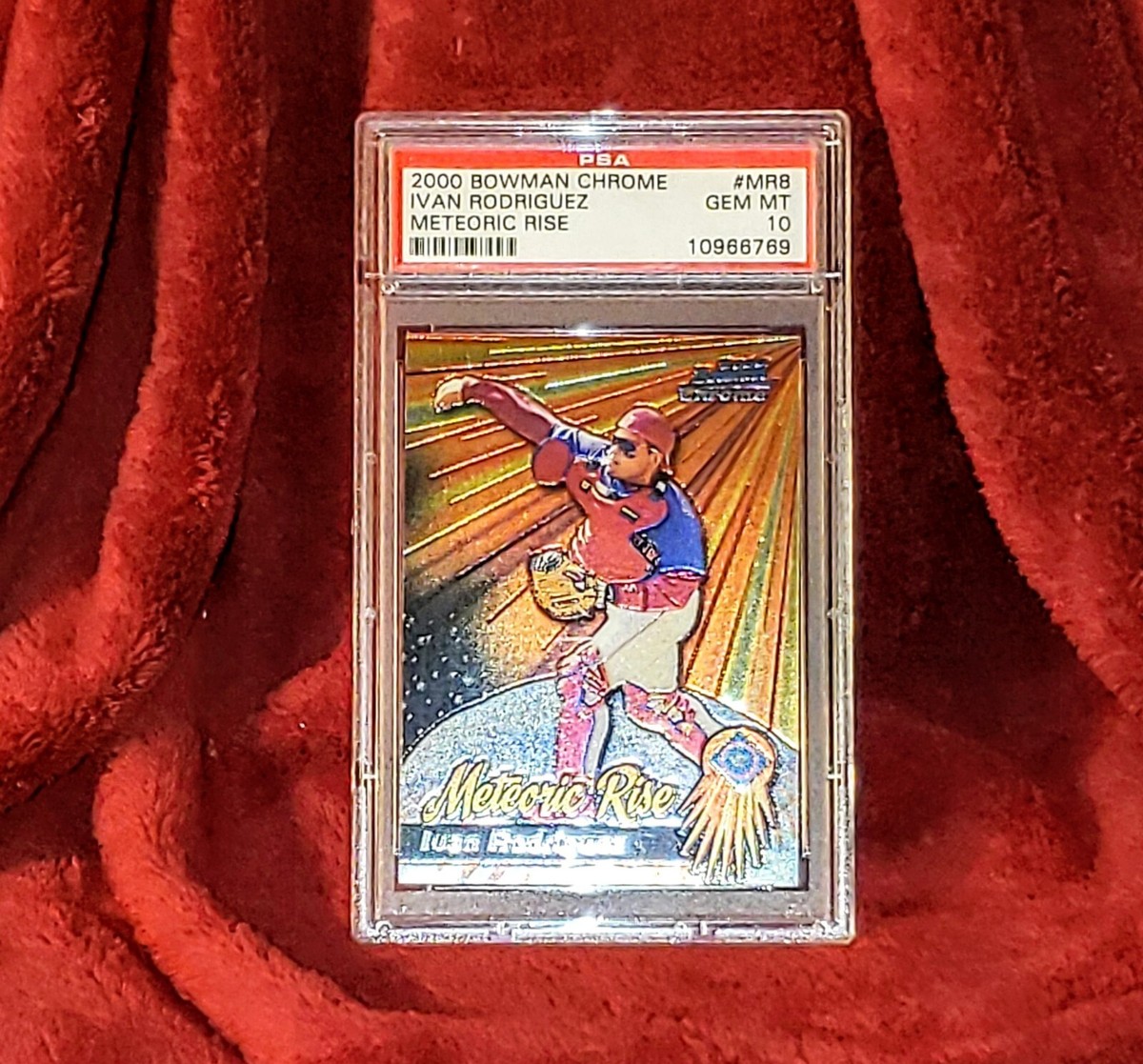 Ivan Rodriguez 10 Graded Baseball Sports Trading Cards