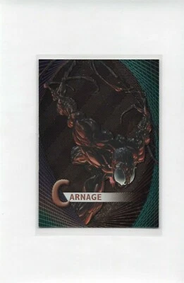 2012 Marvel Beginnings CARNAGE Series 2 PRIME MICROMOTION Etched Foil M-10 UD - Image 1 of 2