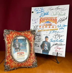Adventures of Buckaroo Banzai Script - signed - Autogramm Reprints - Peter Weller - Bild 1 von 8