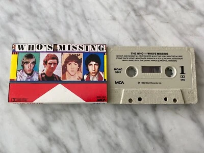 The Who Who's Missing CASSETTE Tape 1985 MCA MCAC-5641 Pete Townshend RARE! OOP! - Image 1 of 3
