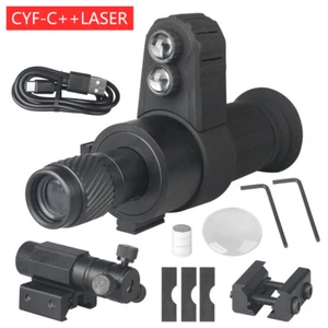 850nm IR Night Vision Monocular Cross Cursor Infrared Scope Telescope With Laser - Picture 1 of 21
