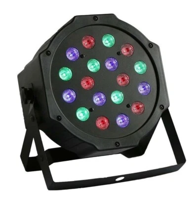 NLIGHTING Par LED RGB 18X3W Light 18 LED Colorfull