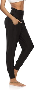 Womens Yoga Sweatpants Loose Workout Joggers Pants Comfy Lounge Pants with Pocke - Picture 1 of 12