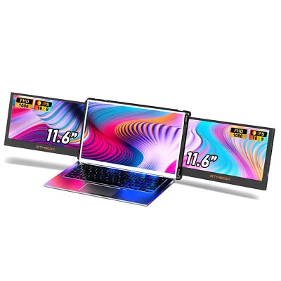 Dual Triple Monitor Full HD IPS USB Display Screen Extender for 13”-17.3” Laptop - Image 1 of 4