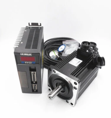AC Servo Motor 600W 2NM Servo Motor+Servo Driver 220V +Encoder&Power Cable CNC - Image 1 of 4