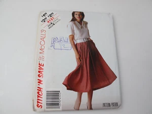 Gonna e camicetta vintage McCalls modello 4151 Misses taglia 16,18,20 (U) - Foto 1 di 6
