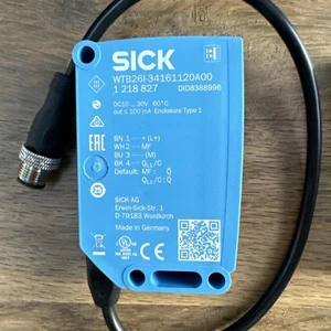 SICK WTB26l-34161120A00 PHOTOELECTRIC PROXIMITY SENSOR P/N 1218827 NEW NO BOX - Picture 1 of 10